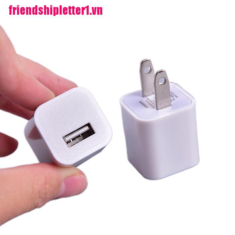 Cục Sạc 5w Usb Gắn Tường Cho Ipod Ipad Iphone 5 5c 5s 6 6s 7 Plus