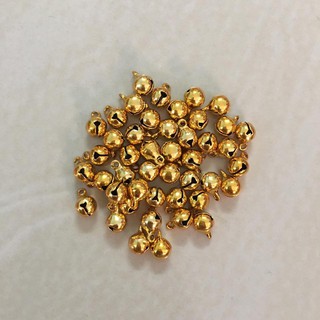 Bịch 20 cái chuông tốt tròn màu vàng 6mm