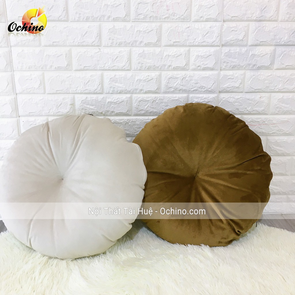 Nệm Tròn, Gối Tròn Tựa Lưng Sofa (Đủ Màu)