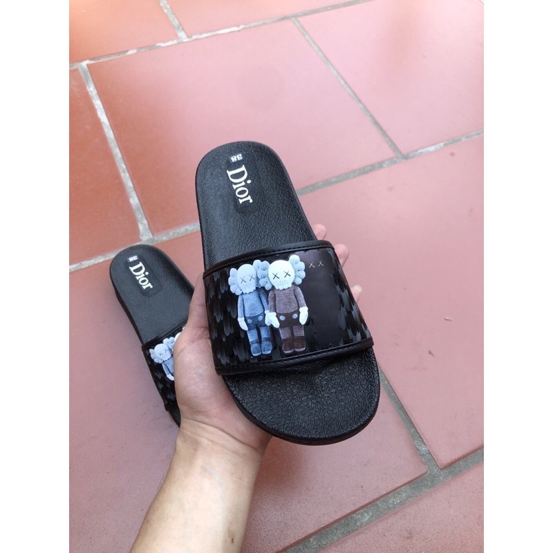 Dép Nam Quai Ngang 3 Gấu D.I.O.R Đế Cao full size 38-43