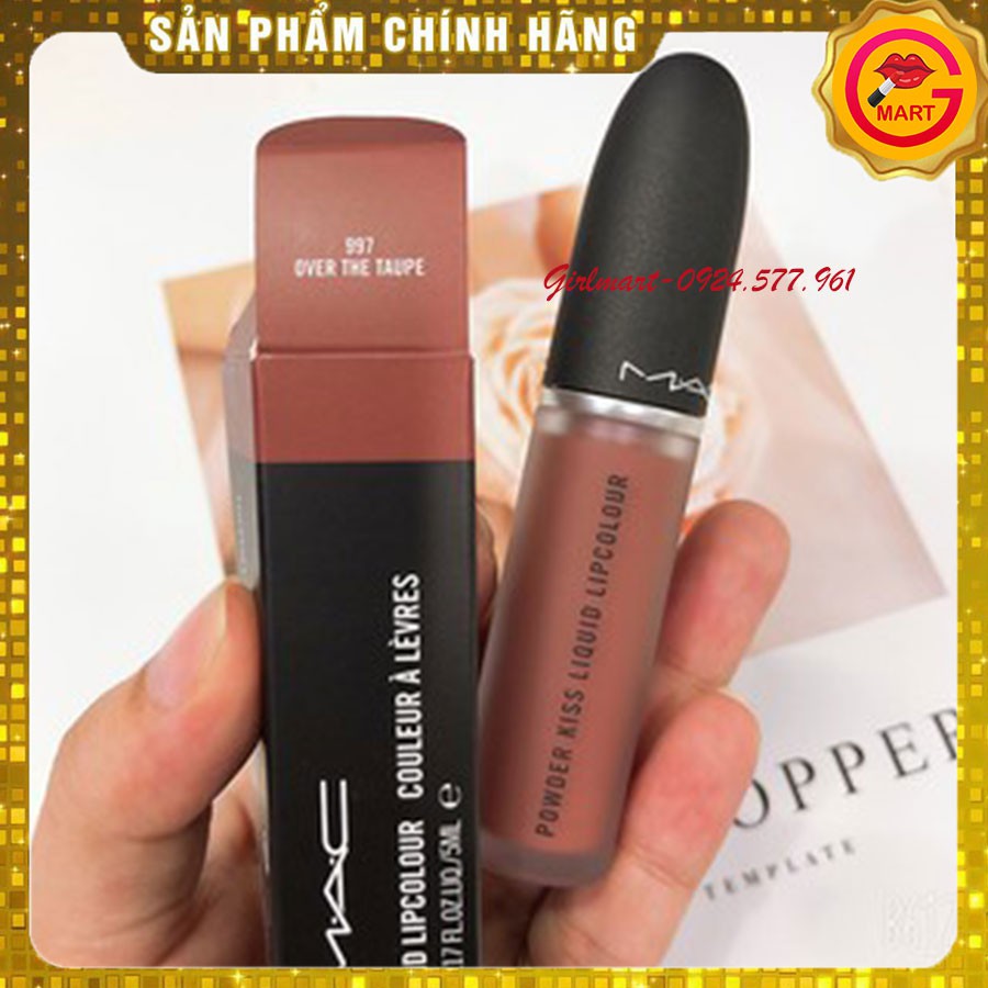 Son kem Mac  lì 997 Over The Taupe - Màu nâu tây
