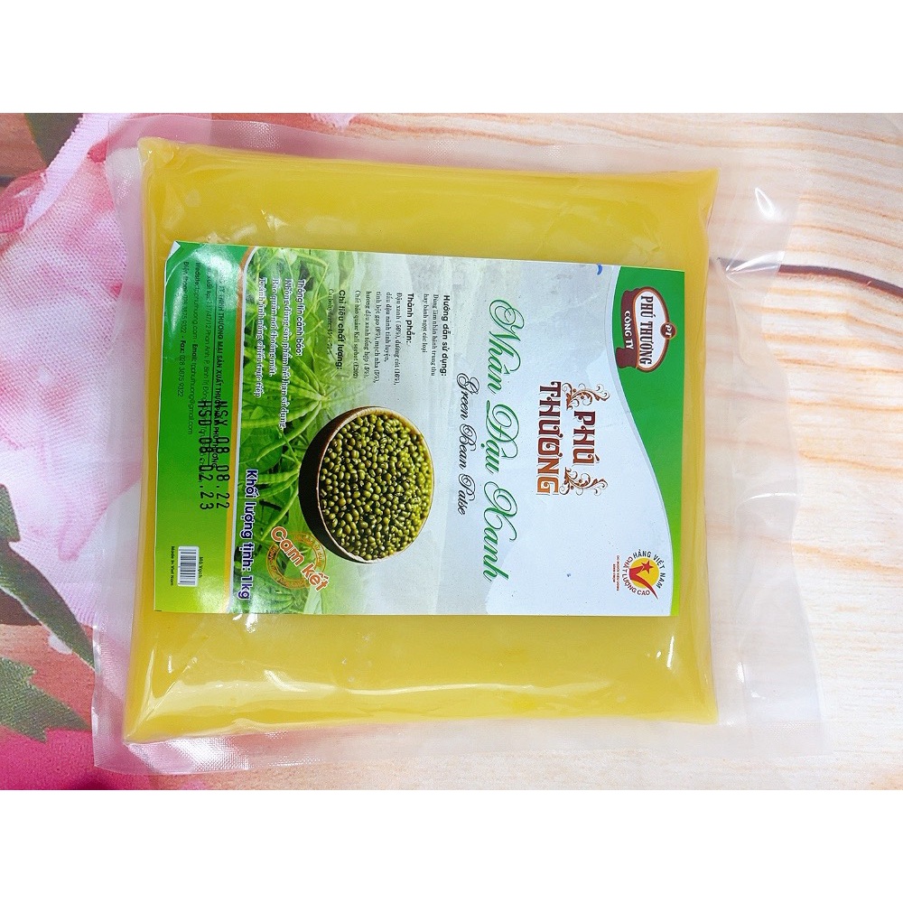 Nhân Đậu Xanh Phú Thương (1kg)- Giao Bao Bì Ngẫu Nhiên