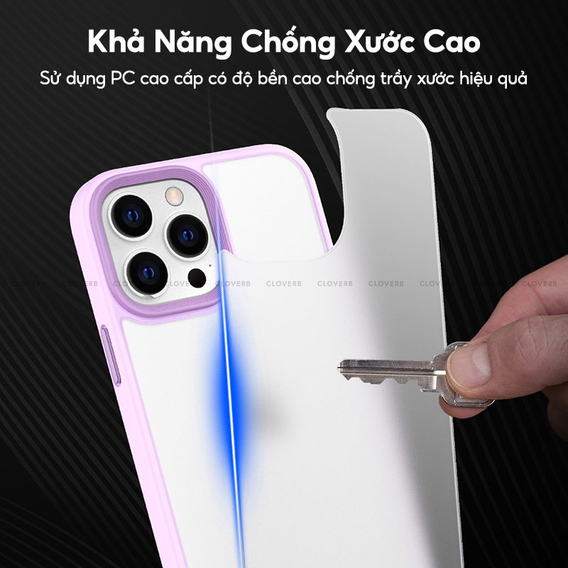 Ốp Lưng iPhone 13 Pro Max LIKGUS U Shield Series Viền Màu TPU Mềm Chống Sốc Mặt Lưng PC Cứng Phủ Mờ Nhám Chống Vân Tay
