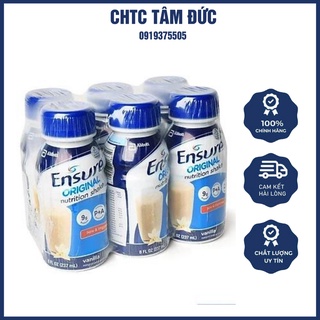 Lốc Sữa Pha Sẵn Abbott Ensure Original Nutrition Shake Hương Vani