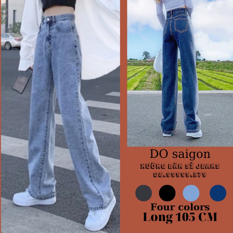 Quần Suông Ống Rộng BigSize Lai Cuốn Basic, Lưng Cao, Không Co Giãn, Siêu Tôn Dáng