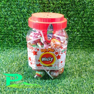 Kẹo mút Welly Bibica hũ 66 que - 594g