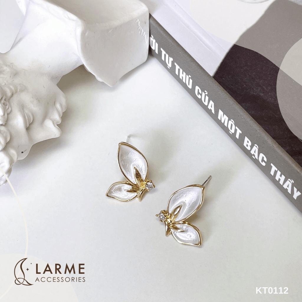 Khuyên tai, bông tai cánh bướm Larme Accessories - KT0112