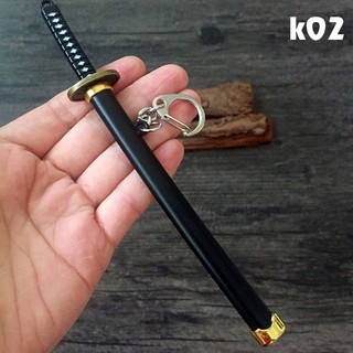 Móc Khóa Kiếm Yubashiri Của Zoro Dài 15 cm Có Tặng Kèm Giá Đỡ