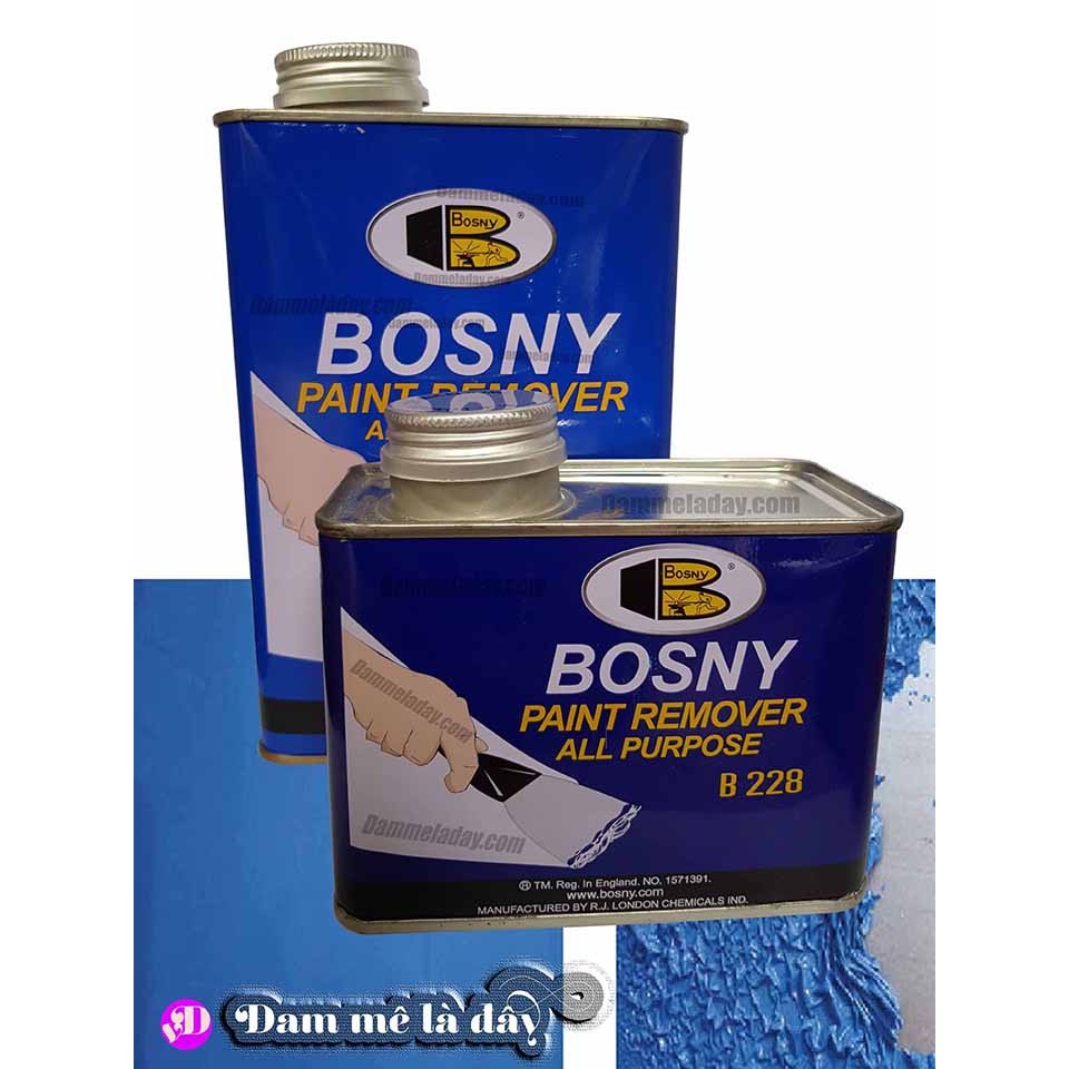 Tẩy màu sơn paint remover Bosny-800gram