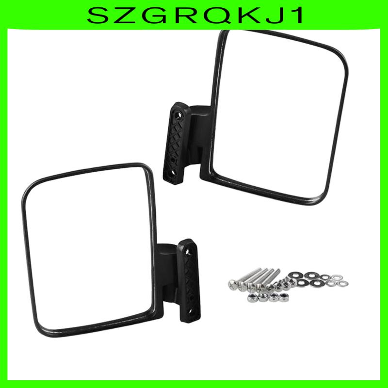 Set 2 Gương Chiếu Hậu Gấp Gọn Cho Xe Golf Cart szgrqkj1