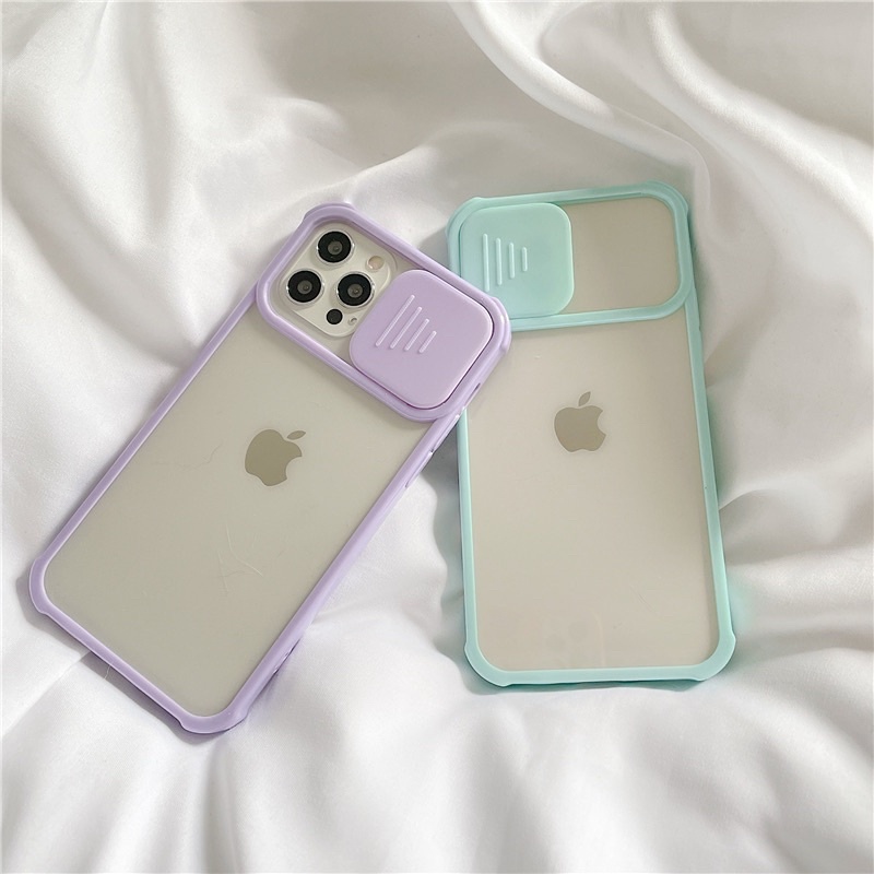 Ốp lưng chống sốc lưng trong viền màu che camera cho iphone 7/8plus,x.xs/xsmax,11/11promax,12,12promax,13,13promax