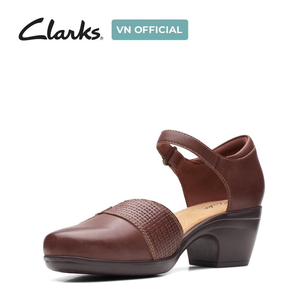 Sandal Da Nữ Clarks Emily Rae màu nâu