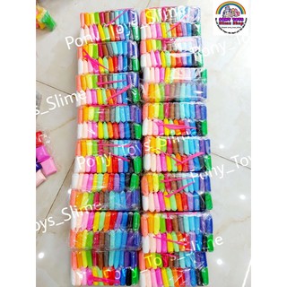 10 Lốc 36 màu Đất Sét Nhật super clay Nặn tượng,Làm Slime