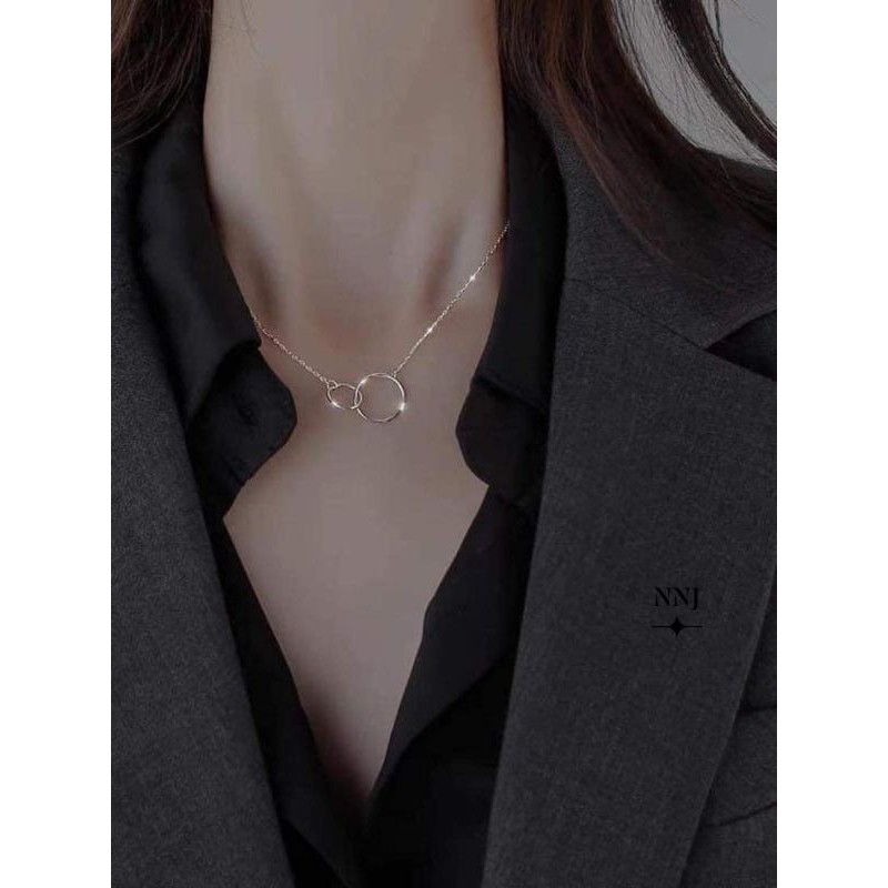 DÂY CHUYỀN VÒNG TRÒN BẠC TA
