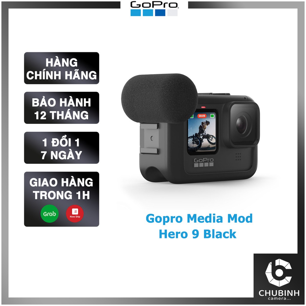 Gopro Media Mod Hero 9 Black | Chính Hãng | BigBuy360 - bigbuy360.vn