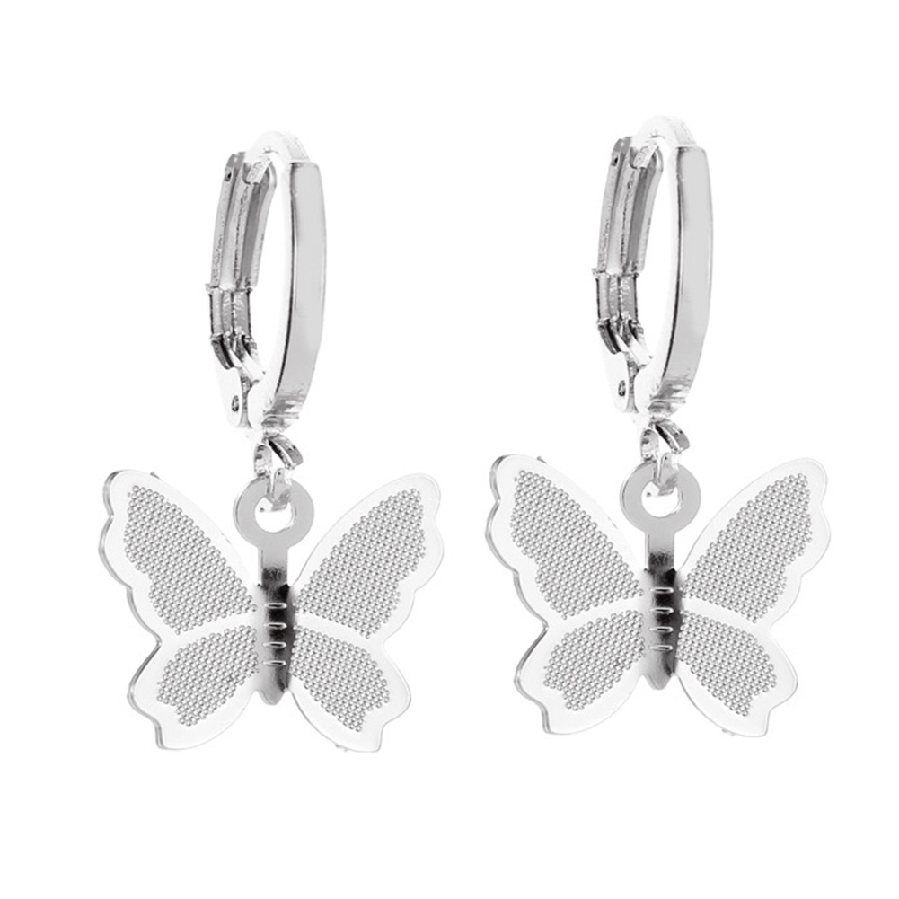 BUTTERFLY Khuyên Tai Nữ Hình Bướm Thời Trang