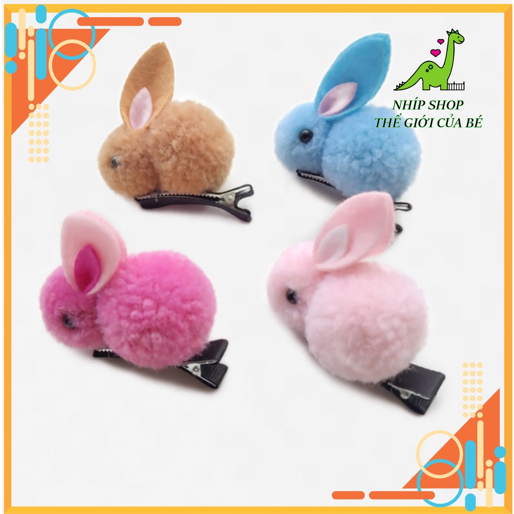 Kẹp Tóc Hình Thỏ hình Bướm hình Lá Cây Dễ Thương Cho Nữ Phong cách Hàn Quốc