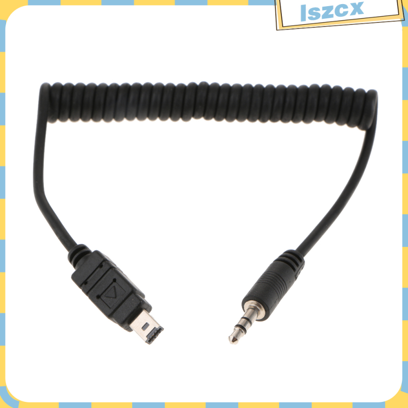 3.5mm to MC-DC2 N3 Remote Shutter Release Connecting Cord Cable for Nikon D7000,D5100,D5000,D3200,D3100,D90