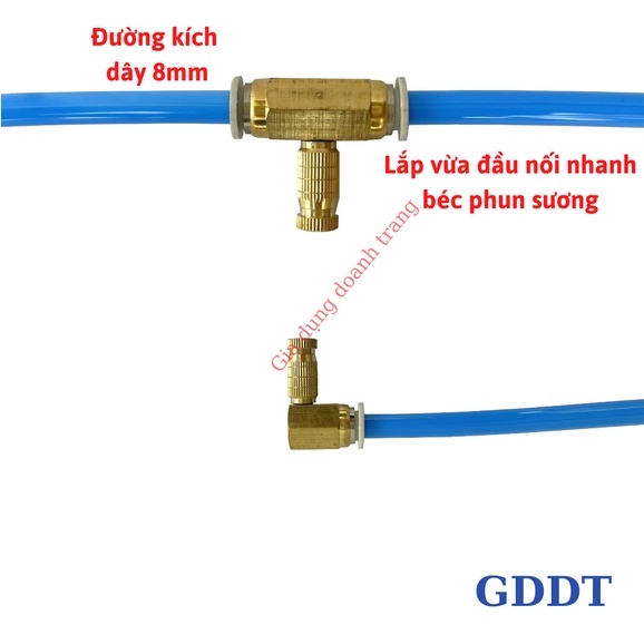 Dây phun sương nhựa PE đường kính 8mm