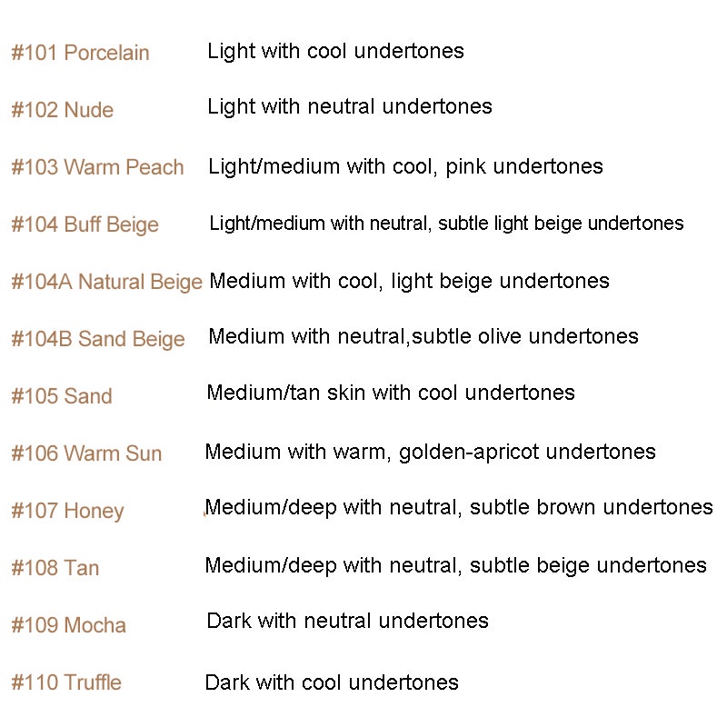 Còn Hàng Mới 30Ml 24 Giờ Lâu Dài Làm Trắng Da Dưỡng Ẩm Matte Liquid Foundation Kiểm Soát Dầu Che Khuyết Điểm Mượt Base Cá Tuyết