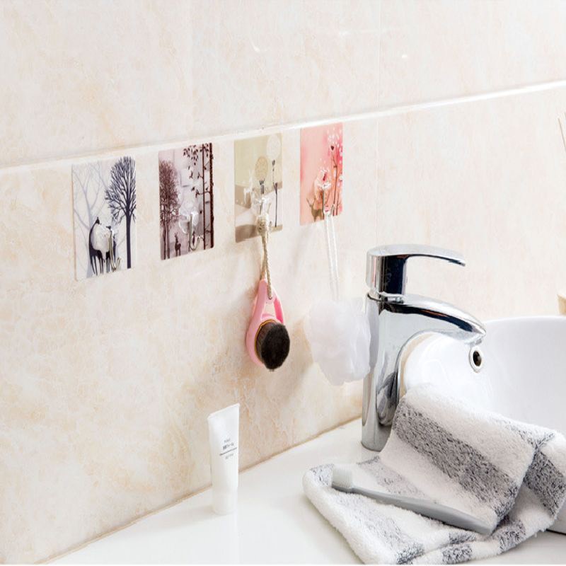 MÓC DÁN TƯỜNG NHIỀU HÌNH SIÊU CHỊU LỰC ĐA NĂNG 88126 Muối's Store