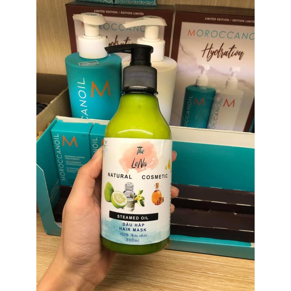 Ủ BƯỞI KÍCH MỌC TÓC PHỤC HỒI HƯ TỔN THE LENA 300G [ HANDMADE ] [ HOT NHẤT ]