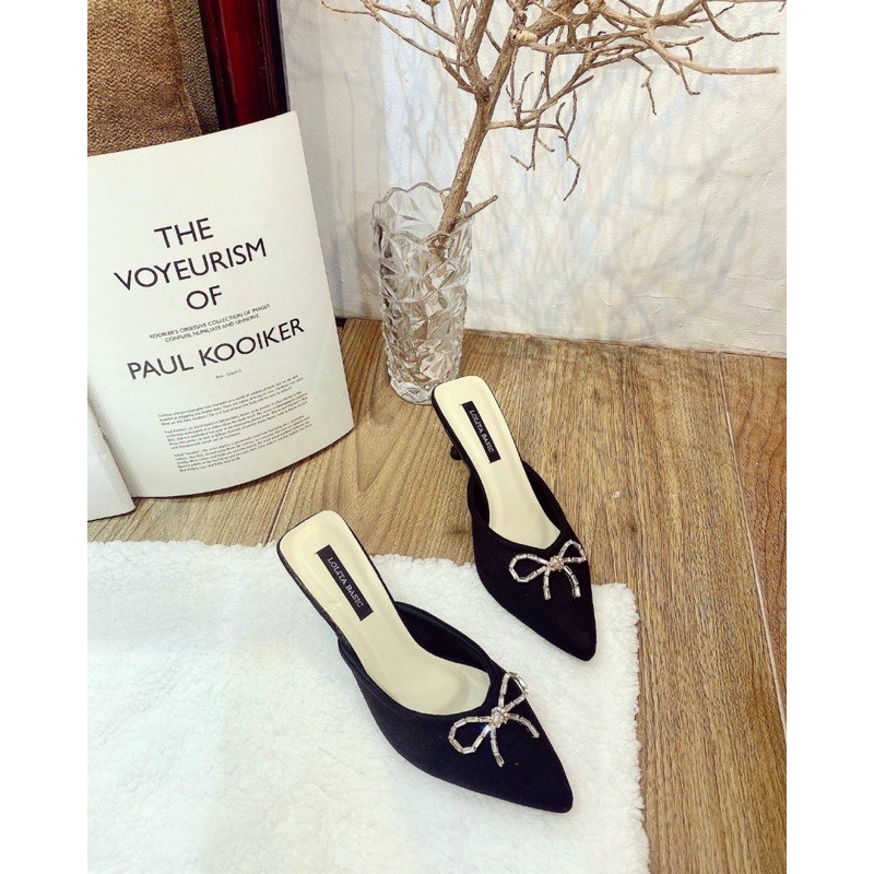 DÉP SỤC MŨI NHỌN NƠ SIÊU SANG GÓT CAO 7P