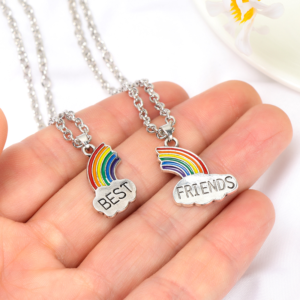 Vòng cổ nam châm cho cặp đôi màu cầu vồng