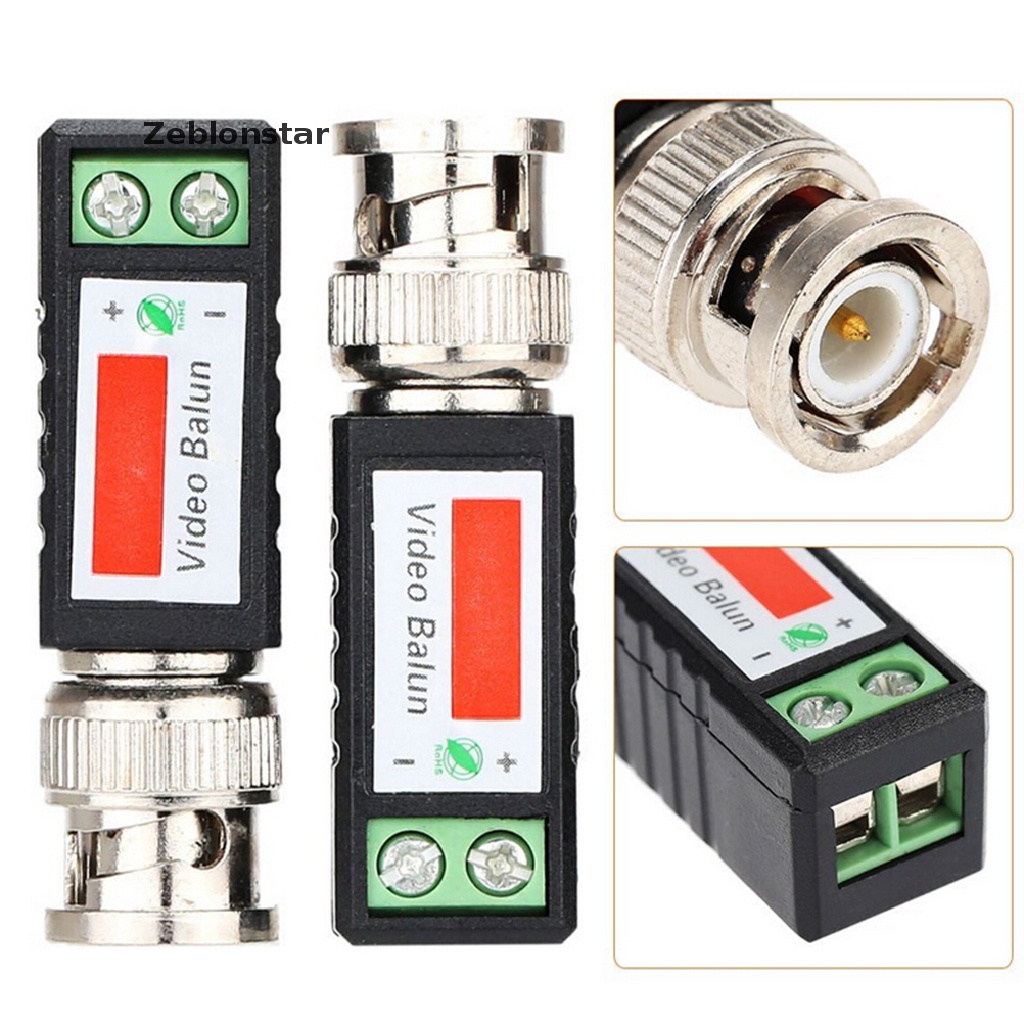 [Ngôi Sao] 1 Bộ Thu Phát Video Balun Sang UTP Coax CAT5 CCTV 1 Bộ Thu Phát Video Balun Sang UTP Coax CAT5 CCTV 1x Đồng Trục