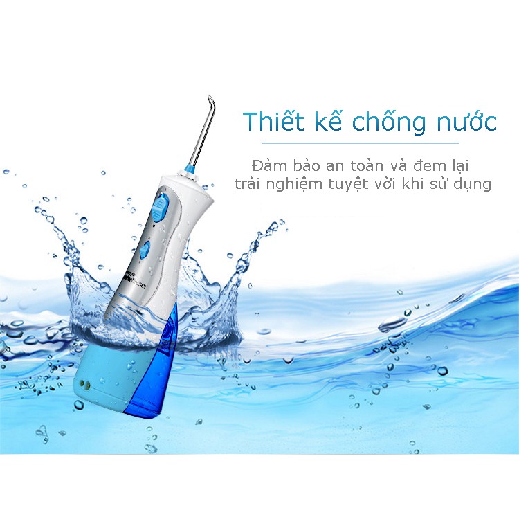 [Chính hãng - 220V] Tăm nước cầm tay Waterpik WP450 Cordless Plus