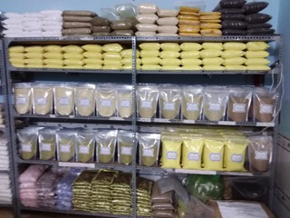 100gr Bột Cám gạo cà phê handmade