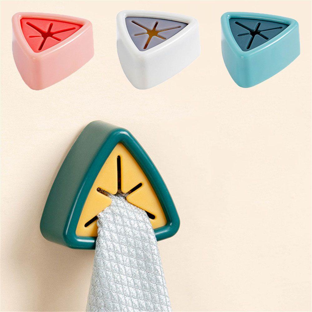 LEISURE Towel Holder Bathroom Tool Portable Wash Cloth Hook Punch Free