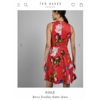 Đầm đỏ Ted Baker