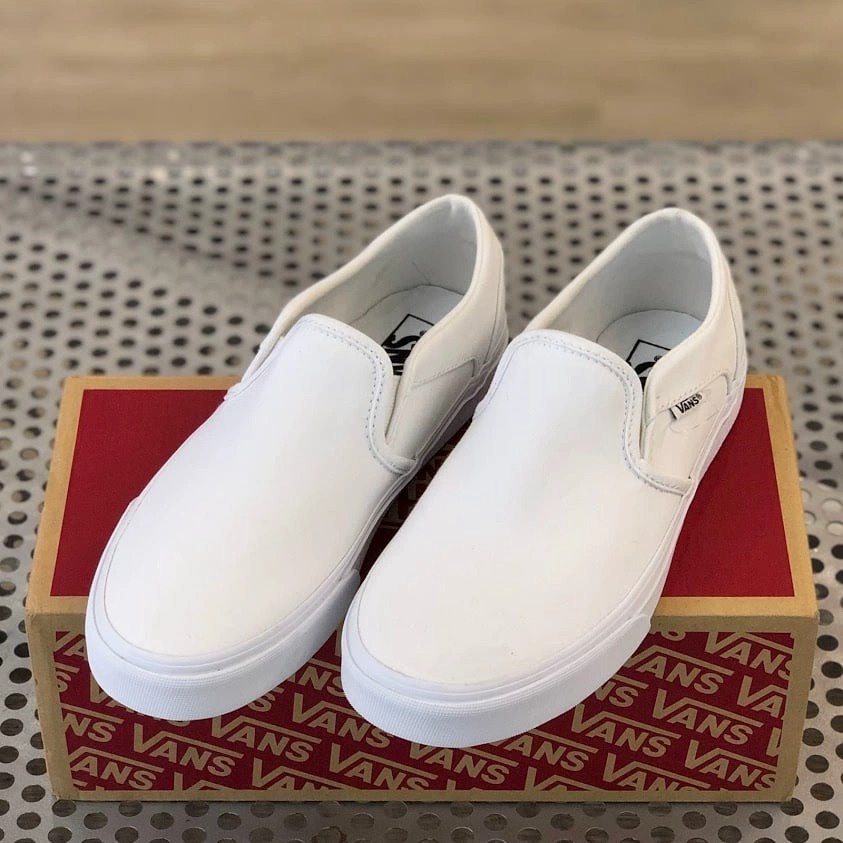 Giày chính hãng Vans Asher 'All White' - VN0A32QMI7Q