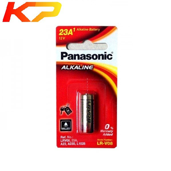 2 viên pin A23 panasonic 12V, pin cửa cuốn A23