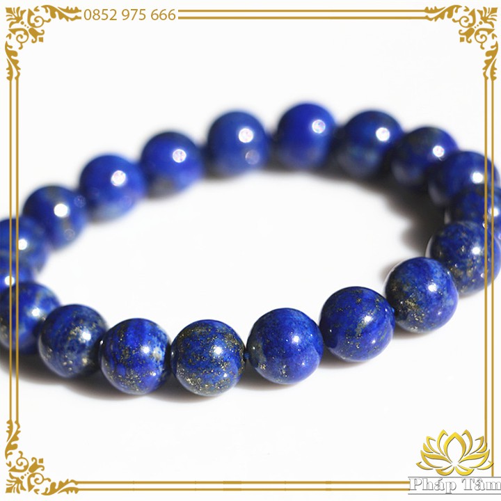Vòng Tay Đá Lapis Lazuli Ngọc Lưu Ly Cao Cấp - Tâm Phong Thủy