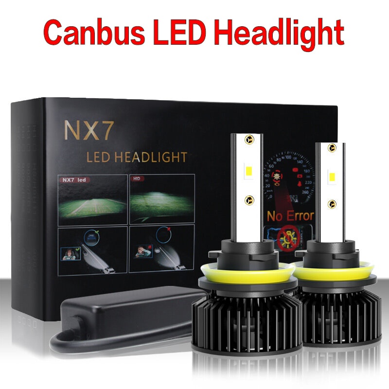 BMW Đèn Pha LED NX7 H4 H7 H1 9012 9005 9006 H11 9004 9007 H13 HB4 HB3 12V 24V Màu Trắng Cho Xe Hơi