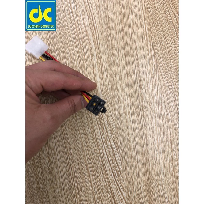 Cáp chuyển đổi nguồn sang 6Pin cho cạc hình | BigBuy360 - bigbuy360.vn