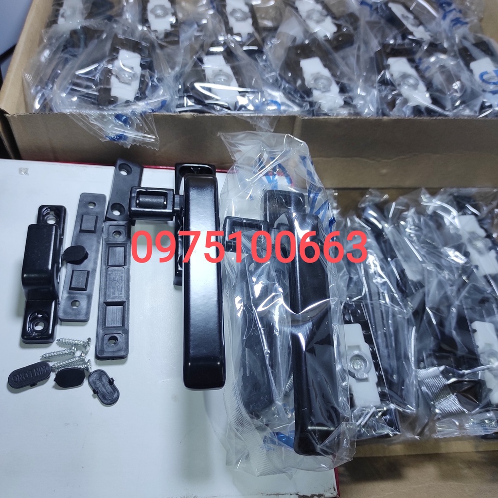 Tay gạt cửa nhôm-tay cài cửa nhôm KINLONG-TAY ĐƠN ĐIỂM KINLONG-Tay gạt
