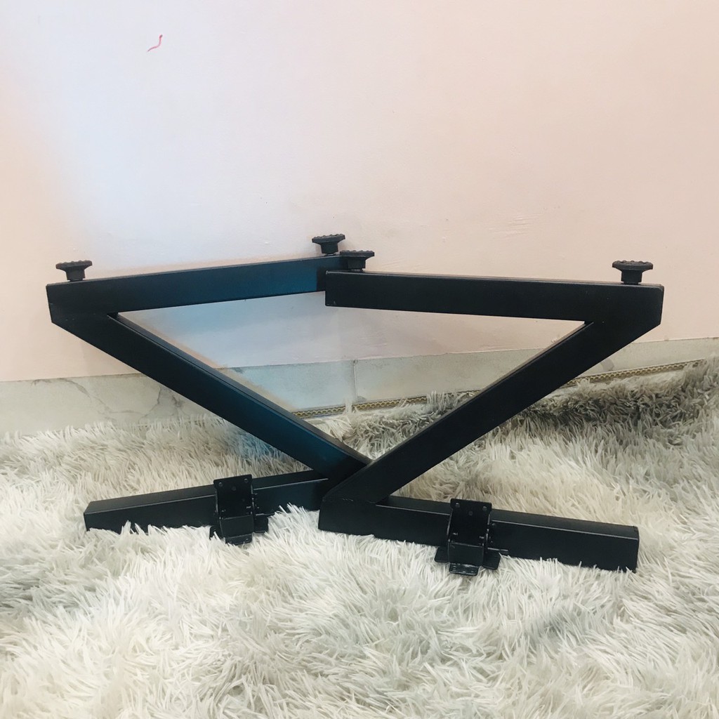 Chân bàn chữ Z cao 34cm, 1bộ 2 chân nhé, kiểu chân trụ thẳng vuông 40x40 tặng kèm 12 con ốc nhé !!!