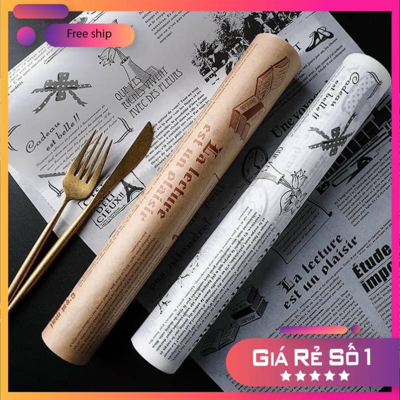 [FREESHIP] Giấy Nến Gói Bánh, Lót Nồi Chiên Không Dầu Thấm Dầu Mỡ Nhà Bếp Đa Năng