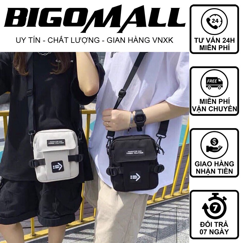 Túi đeo chéo nam nữ Mũi Tên thời trang cá tính BIGOMALL