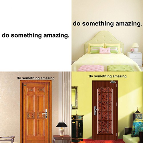 Bình Nước BK Kiểu Dáng Đơn Giản Hiện Đại✿1 Miếng Dán Tường Hình Do Something Amazing