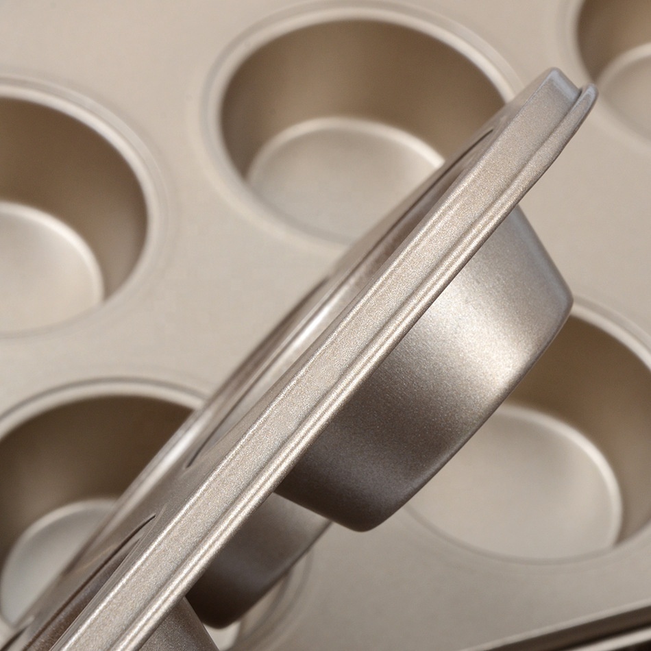 Khuôn nướng bánh cupcake chống dính 12 ô