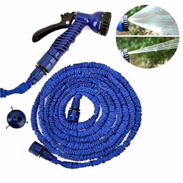 Bộ vòi xịt tăng áp giãn nở thông minh MAGIC HOSE 22,5m (75ft) - xịt nước co giãn đa năng tiện dụng kéo dài.