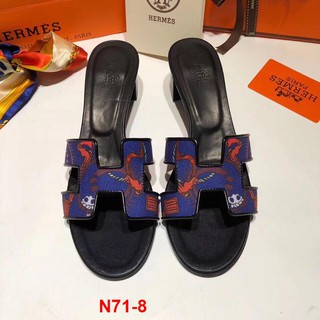 N71-8 Hermes dép cao 4cm siêu cấp