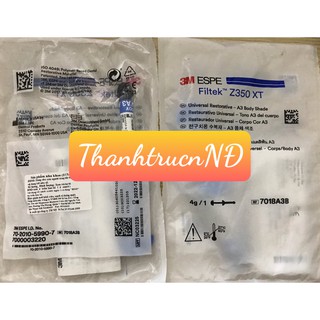7018 Composite đặc 3M Z350XT nhiều loại màu 4g/ống (7018 FILTEK Z350 XT)