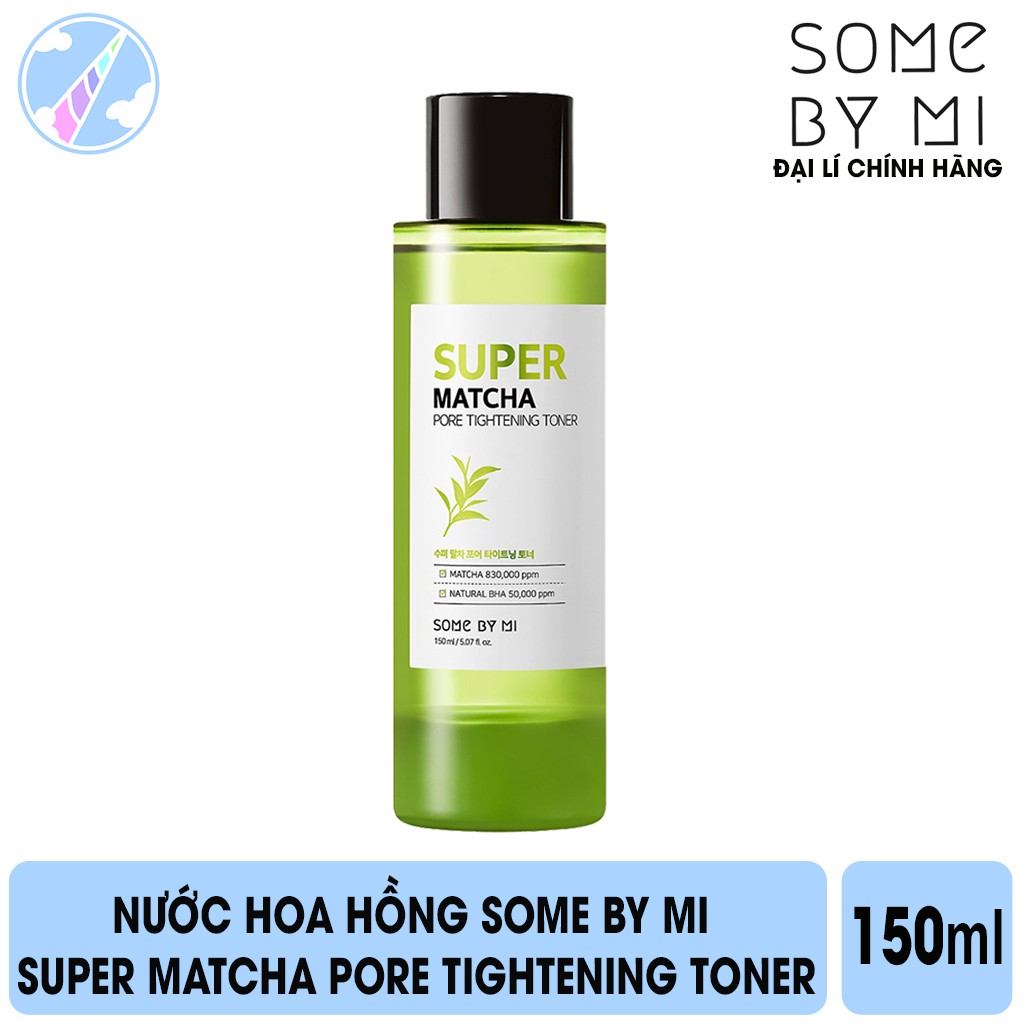 Nước Hoa Hồng Loại Bỏ Tế Bào Chết và Kiểm Soát Bã Nhờn Some By Mi Super Matcha Pore Tightening Toner 150ml