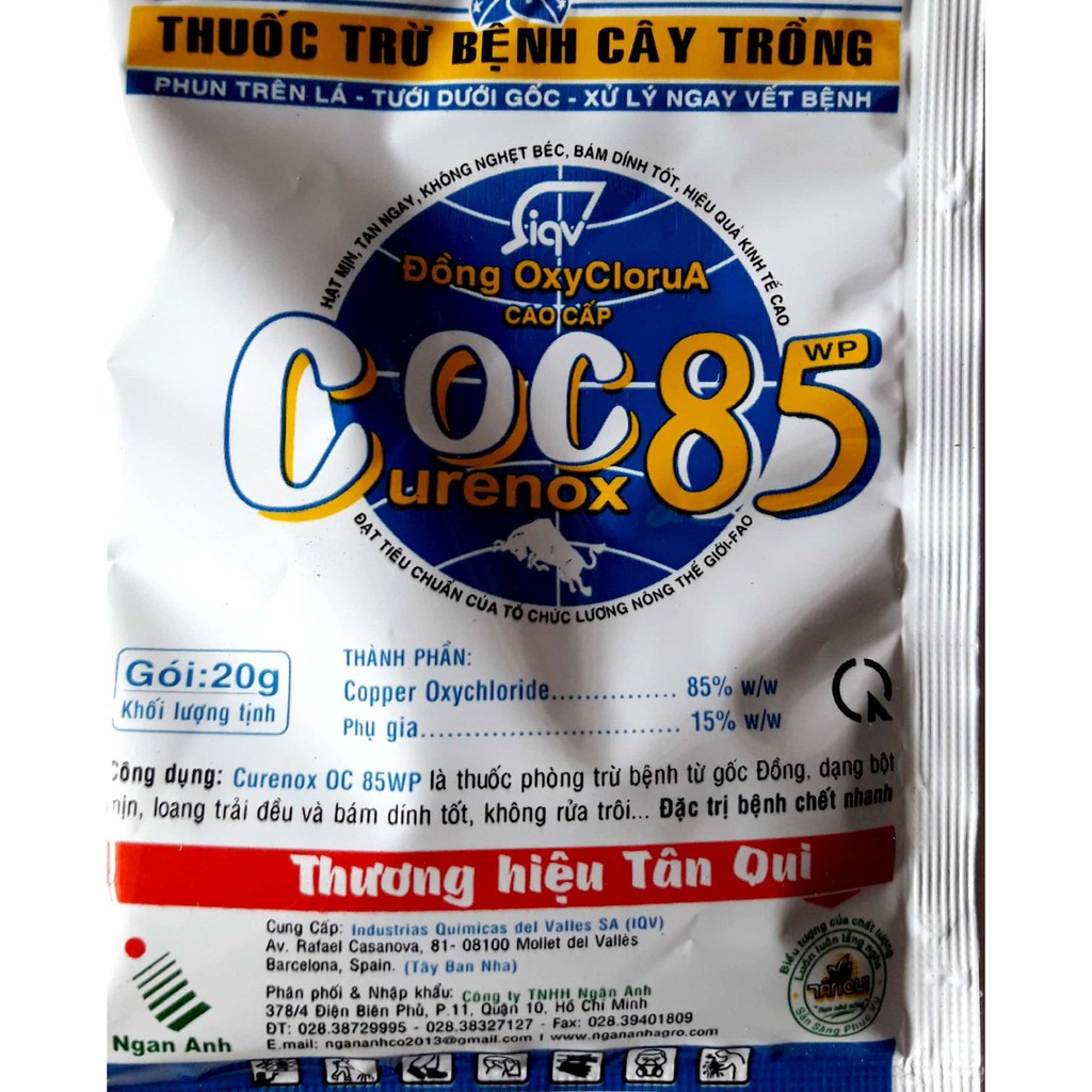 Thuốc phòng trừ nấm bệnh COC 85 / gói 20g