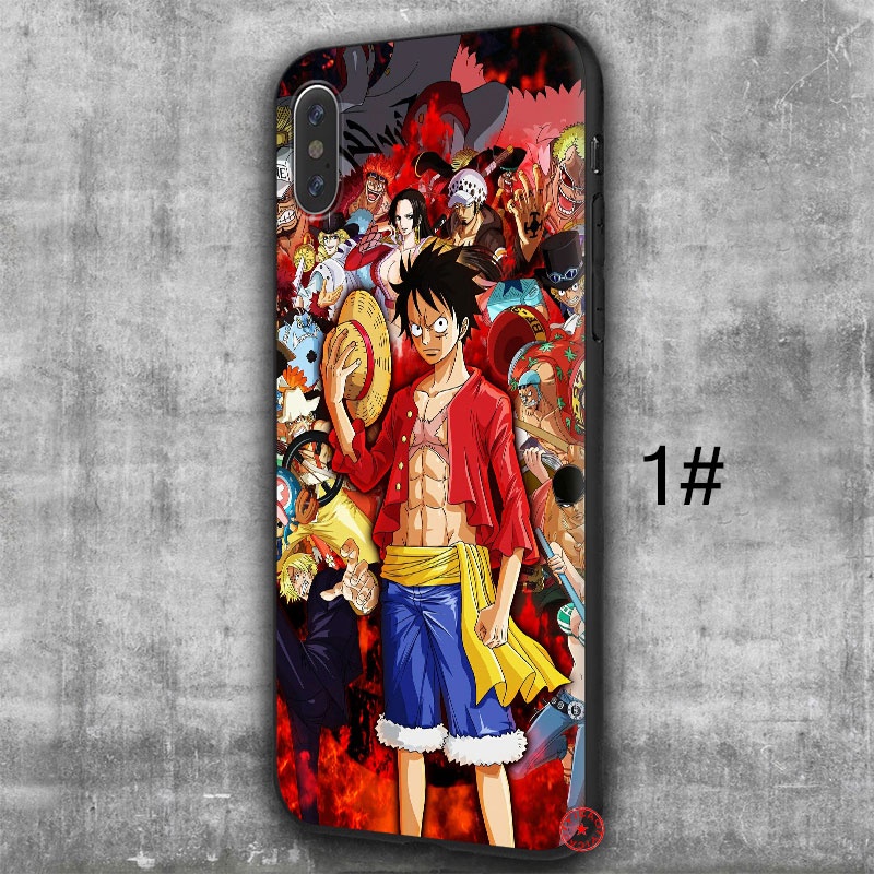 Ốp Điện Thoại In Hình One Piece Luffy Cho iPhone SE XR 5 5S 6 6S 7 8 11 Pro Max Plus 76FV